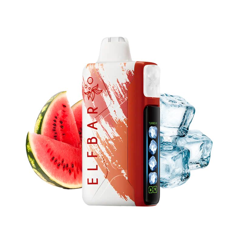 Электронная сигарета Elf Bar Ice King 30000 - Арбуз лед (Watermelon Ice)