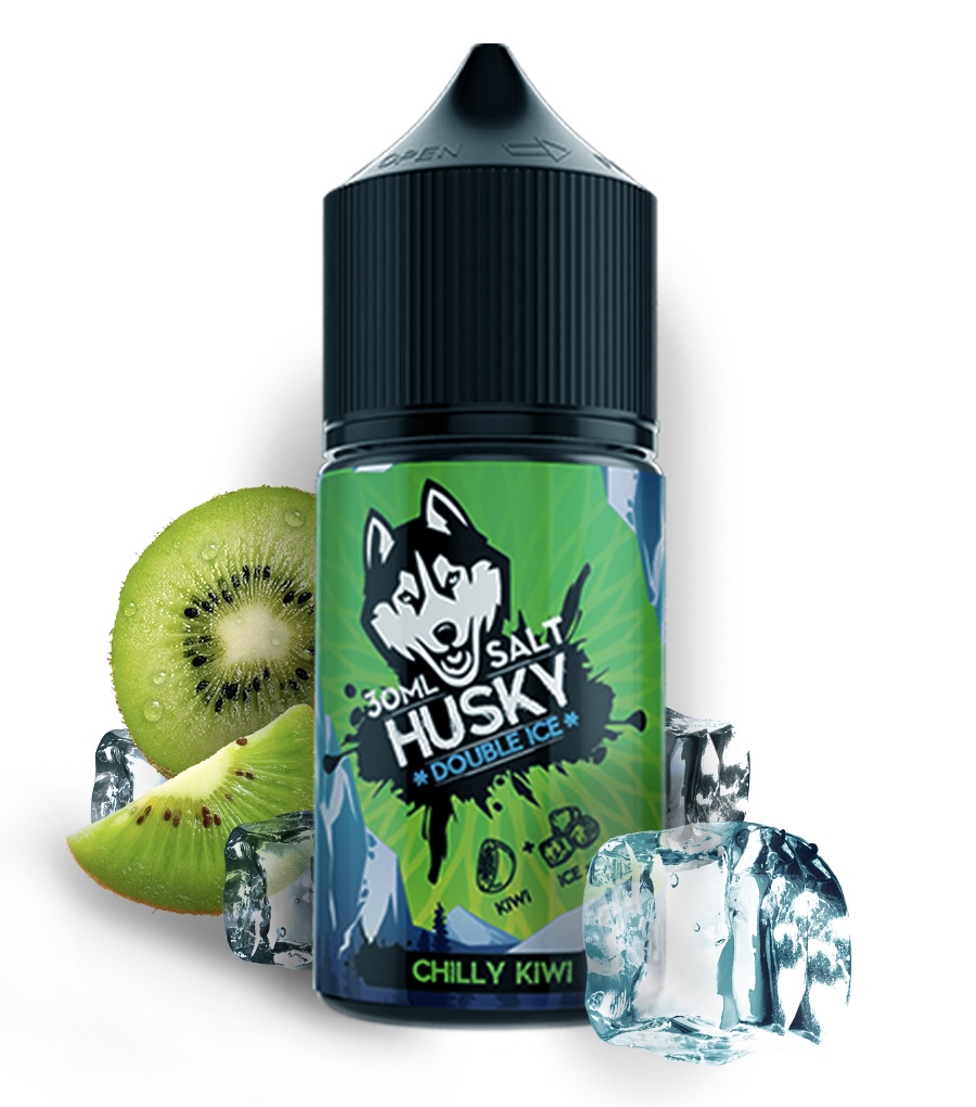 Жидкость Husky Double Ice Salt Chilly Kiwi (Киви Лёд) 30 мл 20мг
