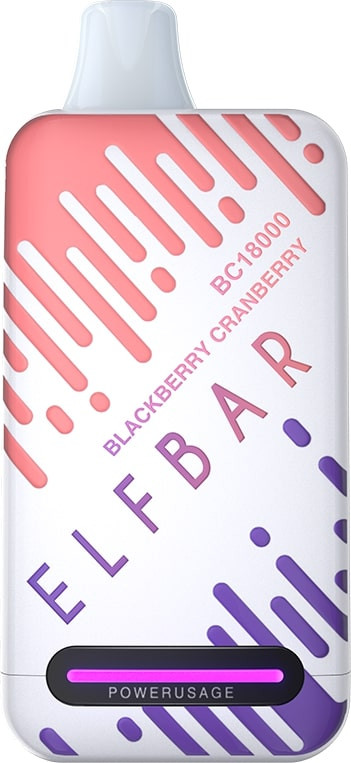 Электронная сигарета Ельф Бар BC 18000 затяжек Ежевика Клюква (Blackberry Cranberry)