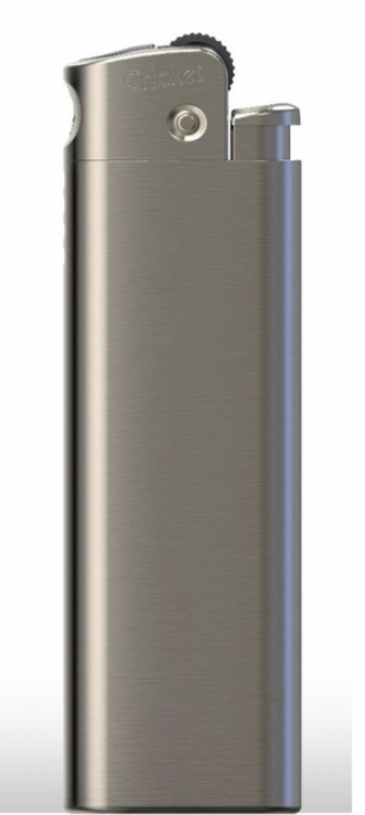 Зажигалка Cricket Deluxe Turbo Flame (Крикет Делюкс Турбо Серебристая)