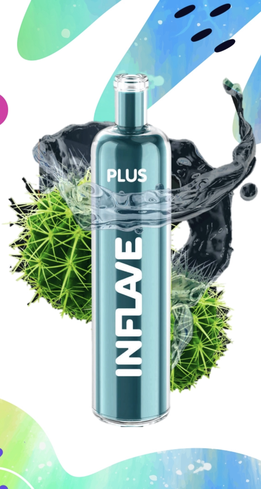 Электронная сигарета Inflave Plus 2200 затяжек Кактус