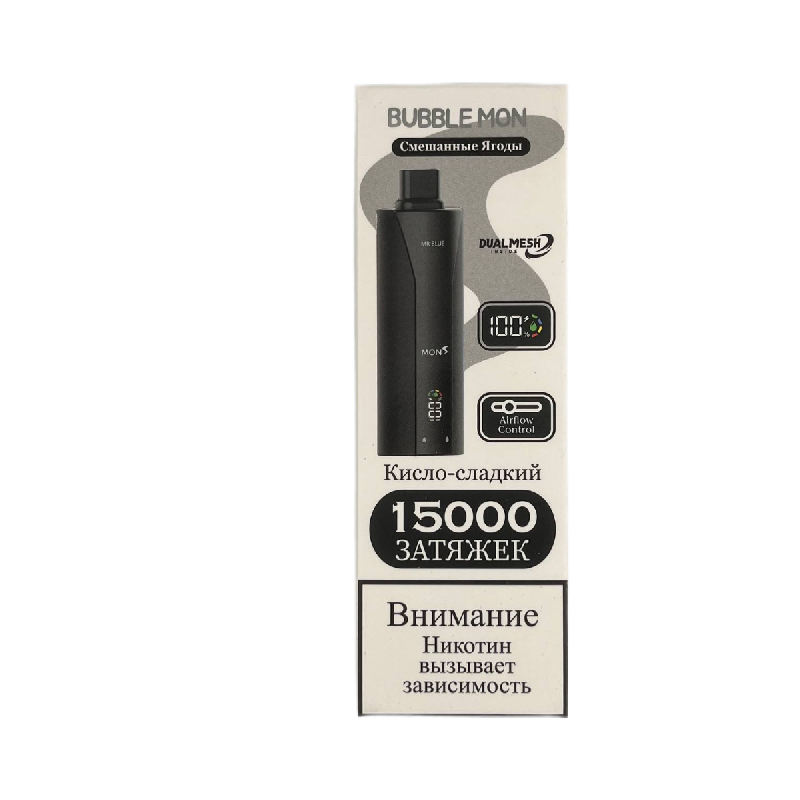 Bubble Mon Booster P-15000 Смешанные ягоды