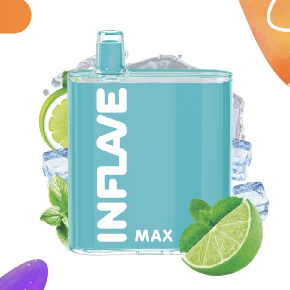 Электронная сигарета Inflave Max 4000 затяжек Лайм Мохито