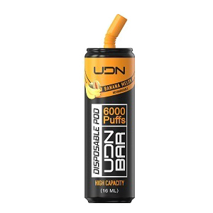 Электронная сигарета UDN BAR Banana Melon 6000 затяжек (УДН Бар Банан Дыня)