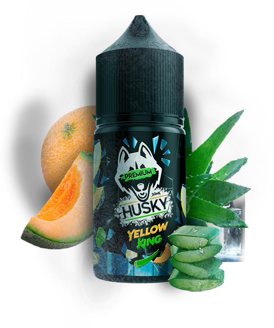 Жидкость Husky Premium Yellow King  (Дыня Алоэ Лёд) 30 мл 20мг