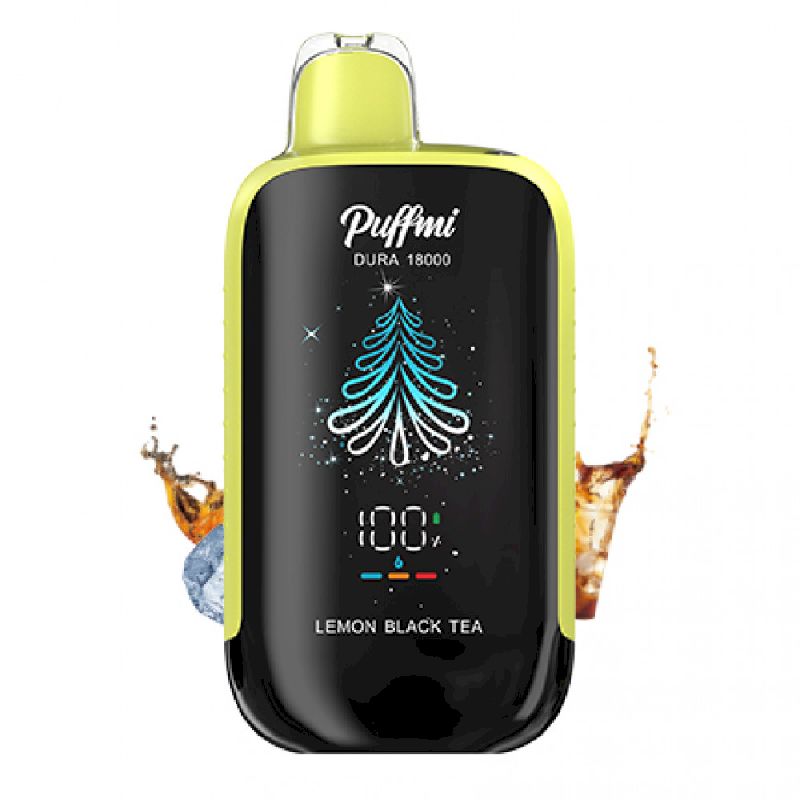 Электроная сигарета PuffMi Dura 18000 - Чёрный чай с лимоном (Lemon Black Tea)