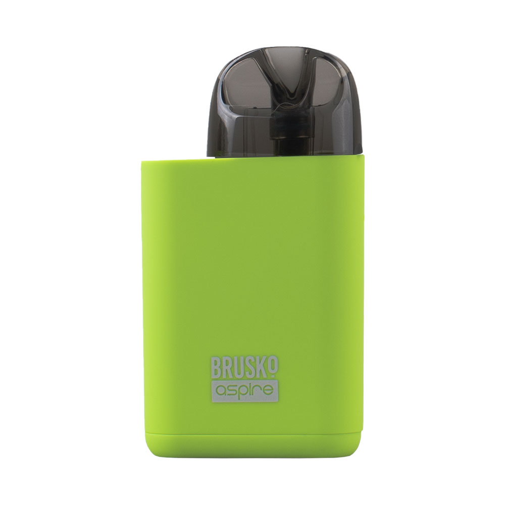 Перезаправляемая Под-Система Бруско Миникан Плюс (Brusko Minican Plus) 850 mah, Зеленый