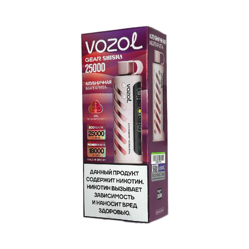 Vozol Gear Shisha 25000 затяжек - Клубничная Маргарита