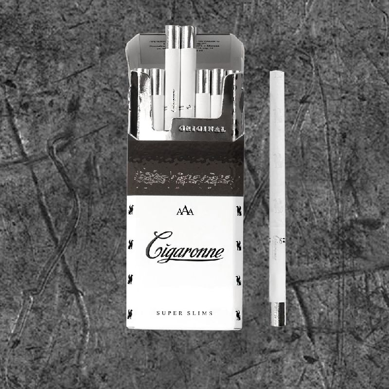 Сигареты Сигарон Супер Слимс Белый (Cigaronne Super Slims White)