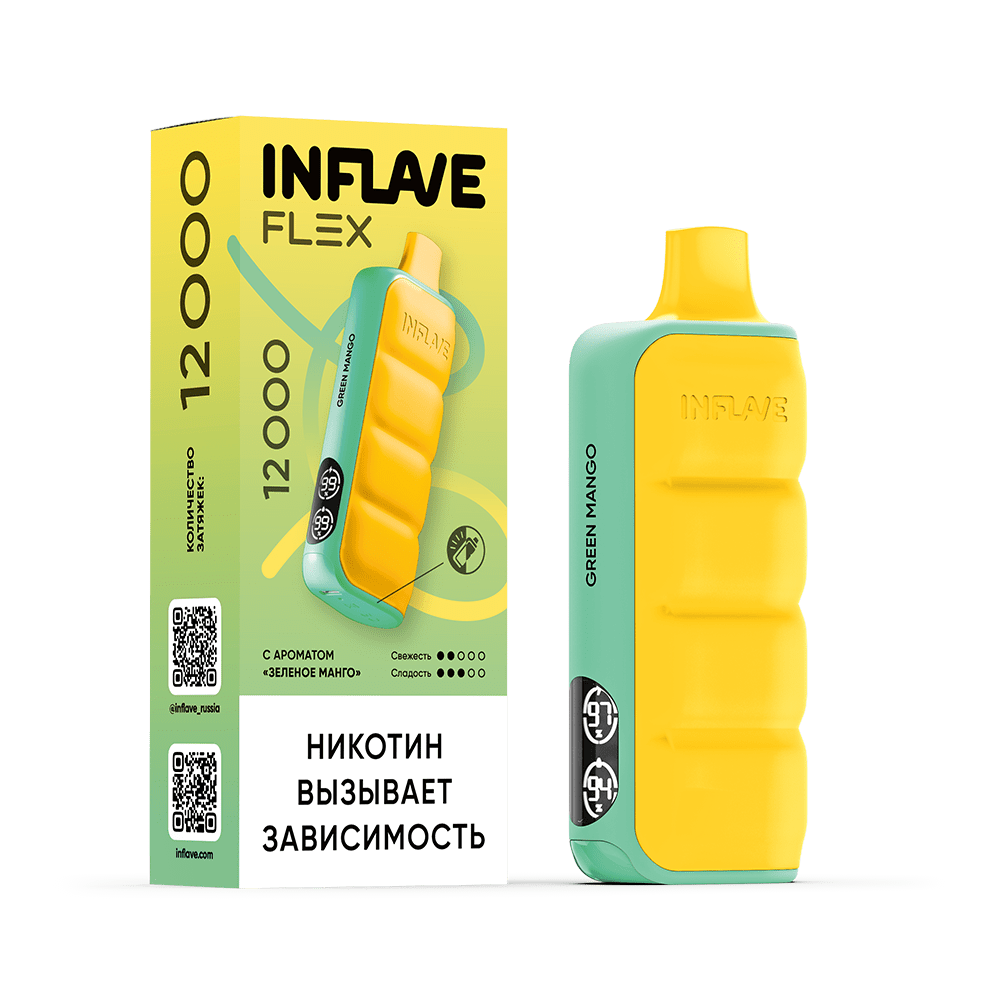 INFLAVE FLEX 12000 Зеленое манго