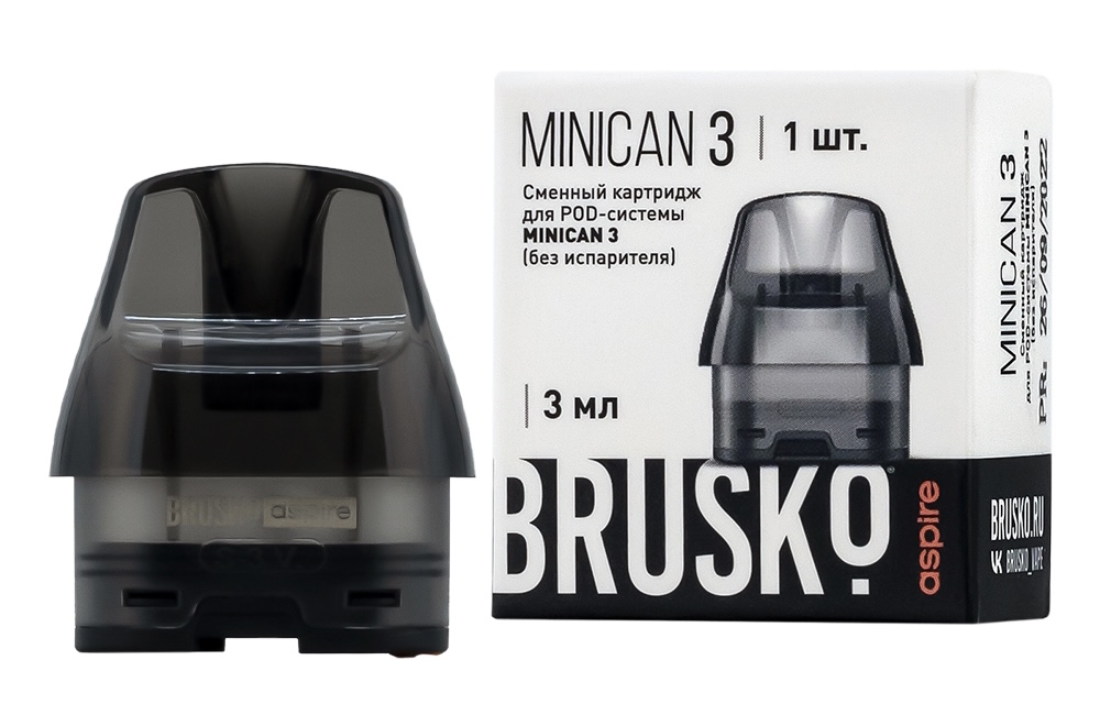 Сменный картридж Brusko Minican 3 - 3 мл (без испарителя)