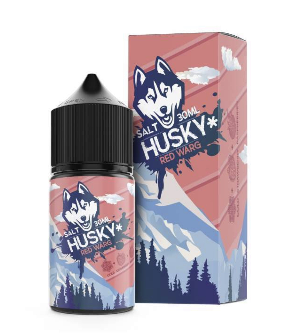 Жидкость Husky Malaysian Red Warg (Ледяная клубника малина) 30 мл 20мг