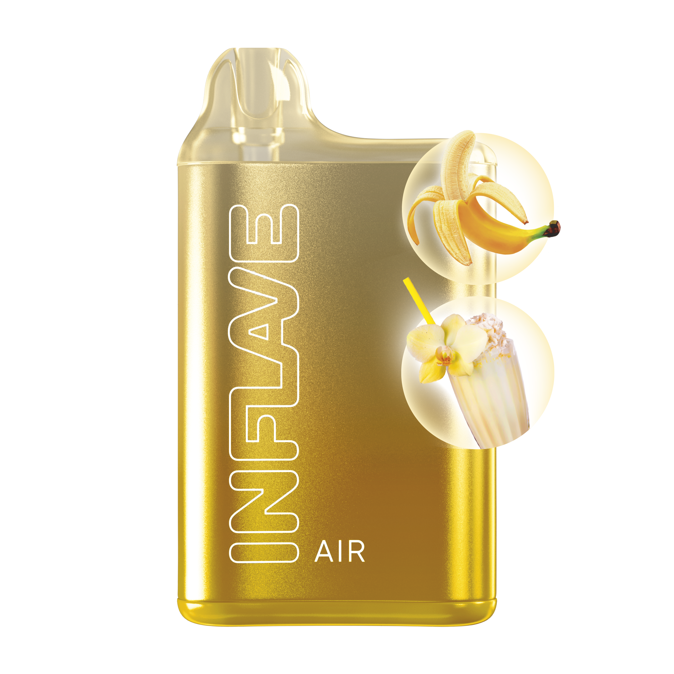 Электронная сигарета Inflave Air 6000 затяжек Банановый Шейк