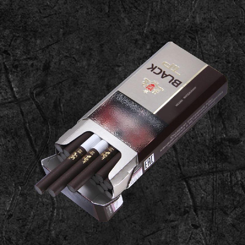 Сигареты Блэк Тип Слим (Black Tip Slims 6.2/100)