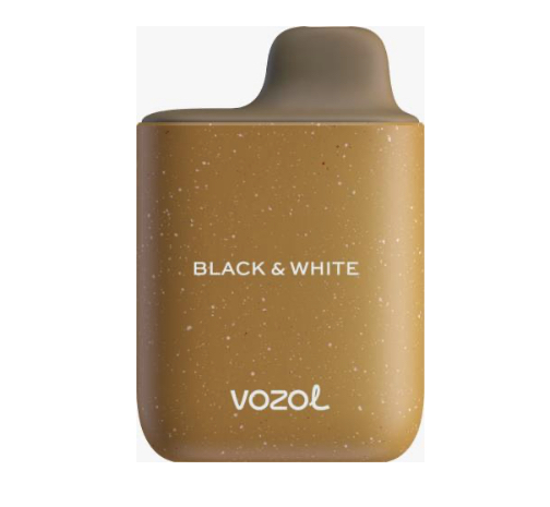 Электронная сигарета Vozol Star 4000 затяжек Black & White (Возол Стар 4000 затяжек Шоколадный Молочный Коктейль)
