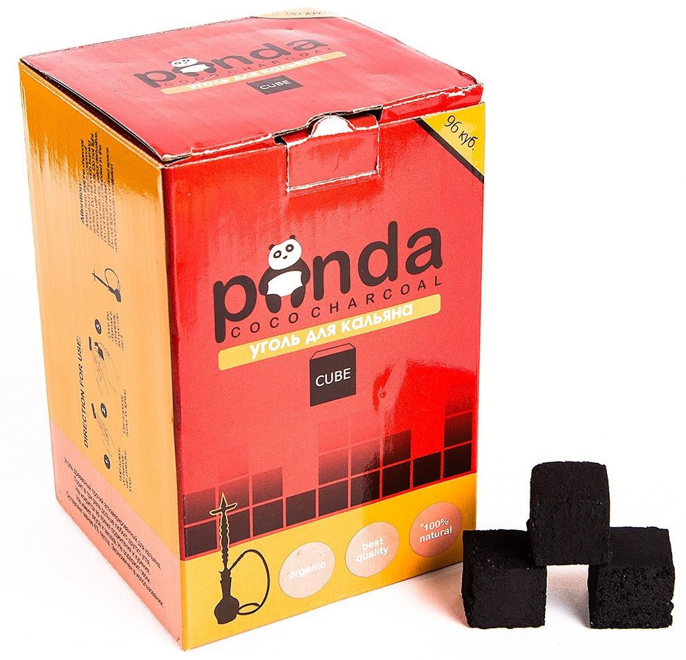Уголь для кальяна кокосовый Panda (96 куб)