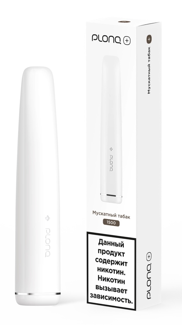 Электронная сигарета Plonq Plus Nutmeg Tobacco (Плонг Плюс Мускатный Табак)