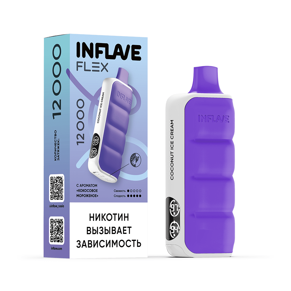 INFLAVE FLEX 12000 Кокосовое мороженное