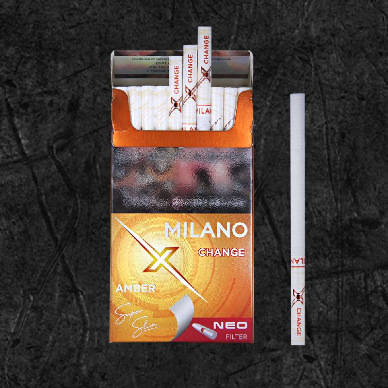Сигареты Милано Супер Слим Чендж Амбер (Milano Super Slim Change Amber)