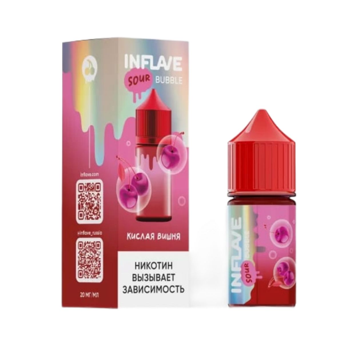 INFLAVE BUBBLE Кислая вишня 30мl. 2%