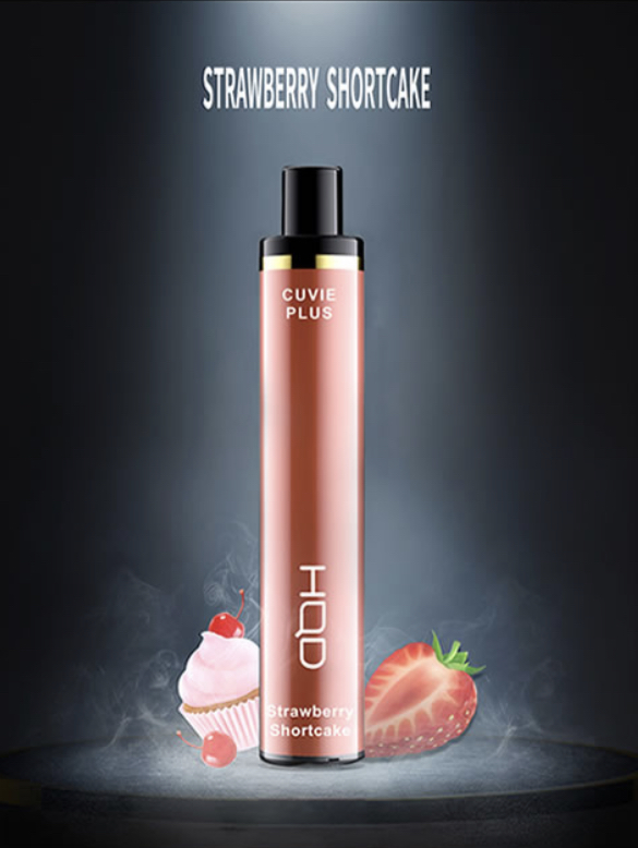 HQD Cuvie Plus Strawberry Shortcake (hqd Клубника Капкейк)