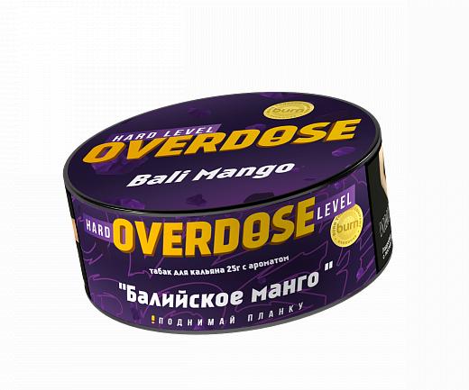 Табак для кальяна Overdose – Bali Mango 25 гр.