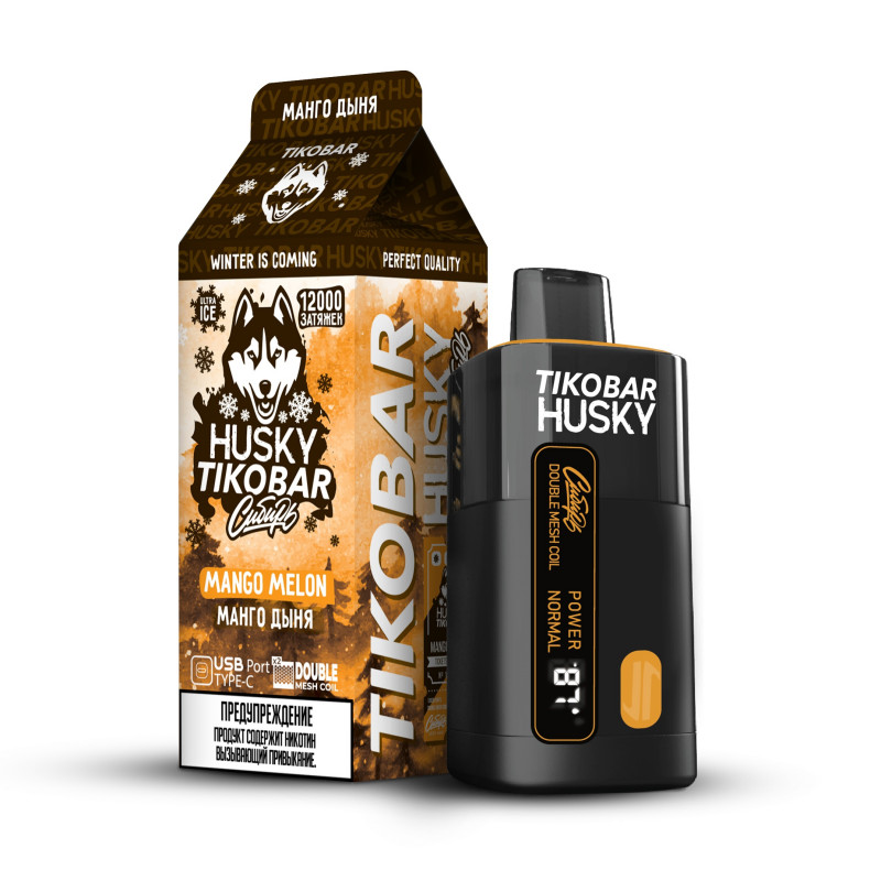 TIKOBAR HUSKY Сибирь Манго дыня 12000 затяжек
