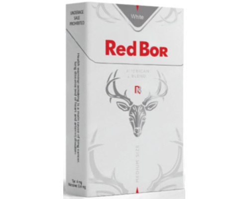 Red Bor White Medium Size