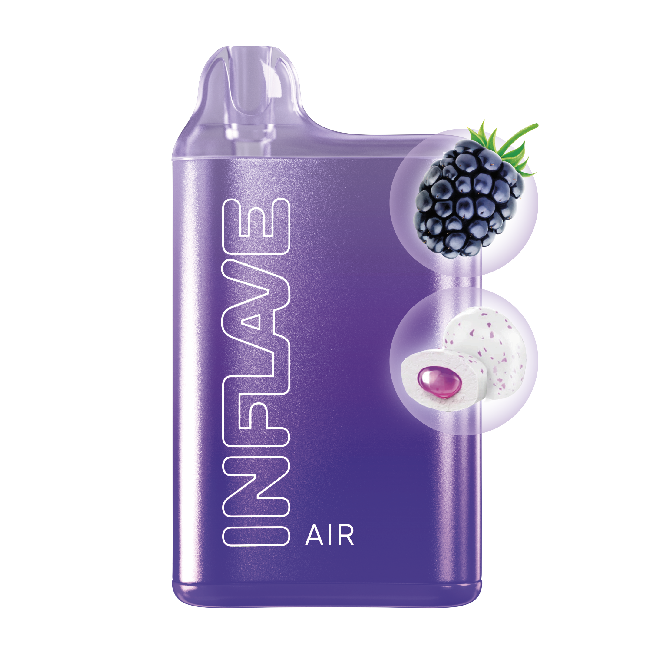 Электронная сигарета Inflave Air 6000 затяжек Жвачка Ежевика