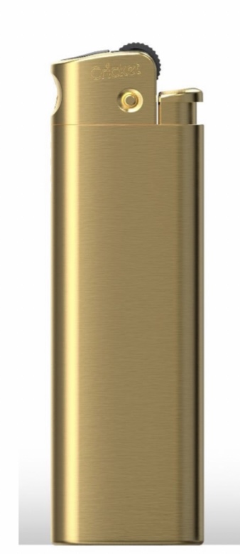 Зажигалка Cricket Deluxe Turbo Flame (Крикет Делюкс Турбо Золотая)