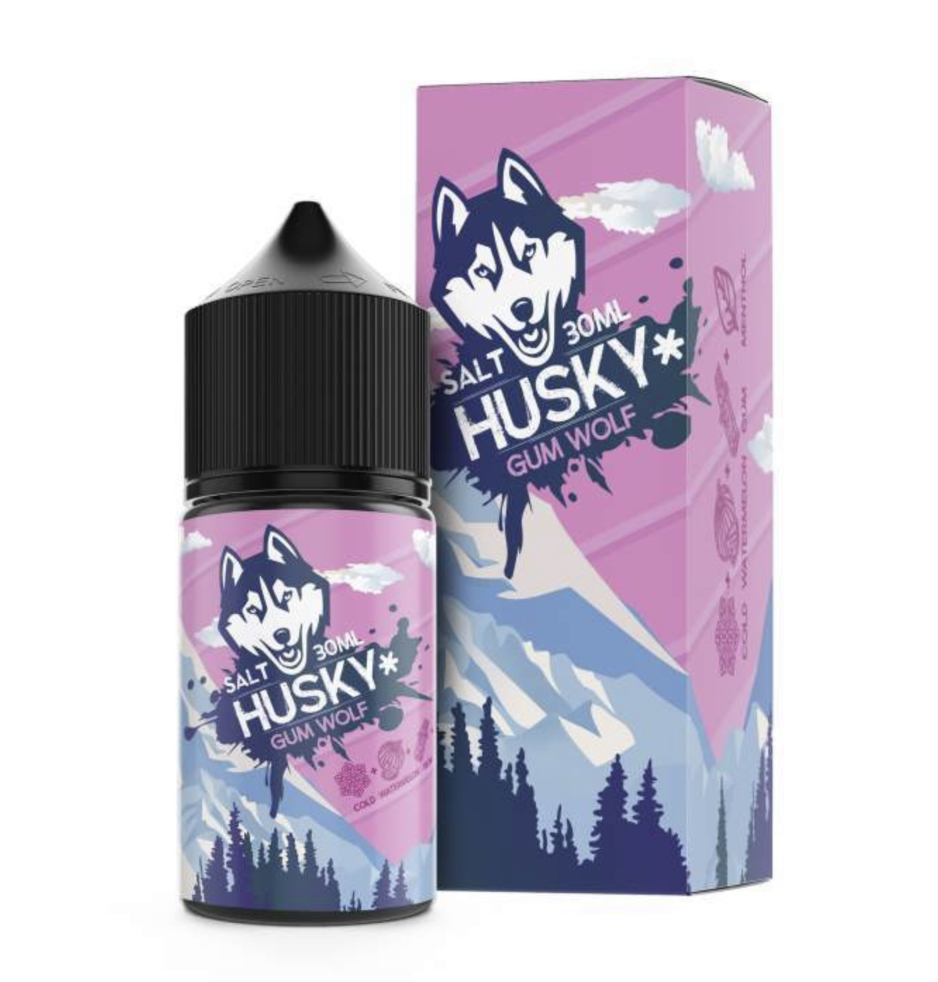 Жидкость Husky Malaysian Gum Wolf (Ледяная арбузная жвачка) 30 мл 20мг