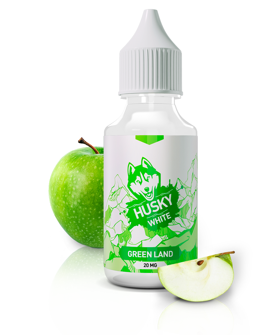 Жидкость Husky White Green Land (зелёное яблоко) 30 мл 20мг
