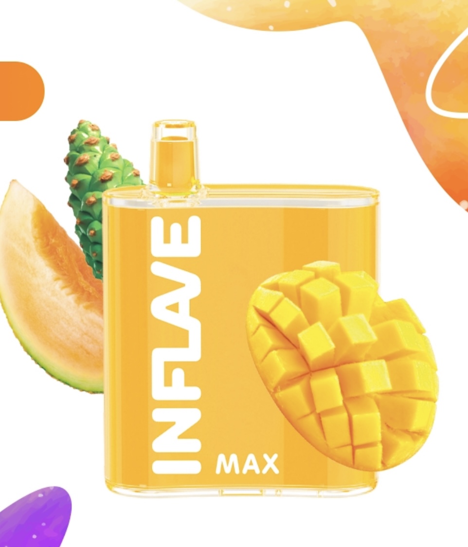 Электронная сигарета Inflave Max 4000 затяжек Манго Дыня Шишки