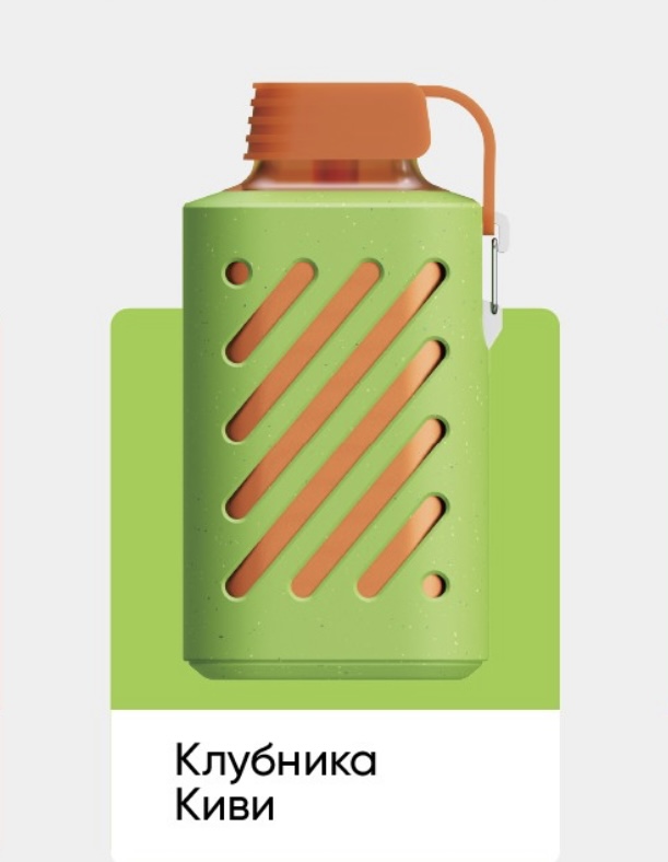 Электронная сигарета Vozol Gear 10000 Клубника Киви (Возол Гир 10000)