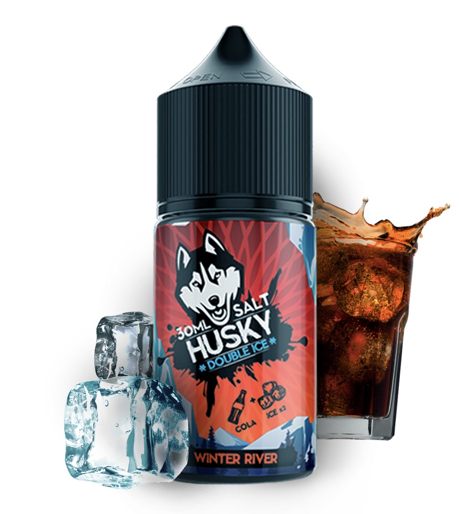 Жидкость Husky Double Ice Salt Winter River (Кола Лёд) 30 мл 20мг