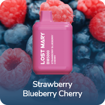 Электронная сигарета LOST MARY BM5000 Strawberry Blueberry Cherry (Клубника Черника Вишня)