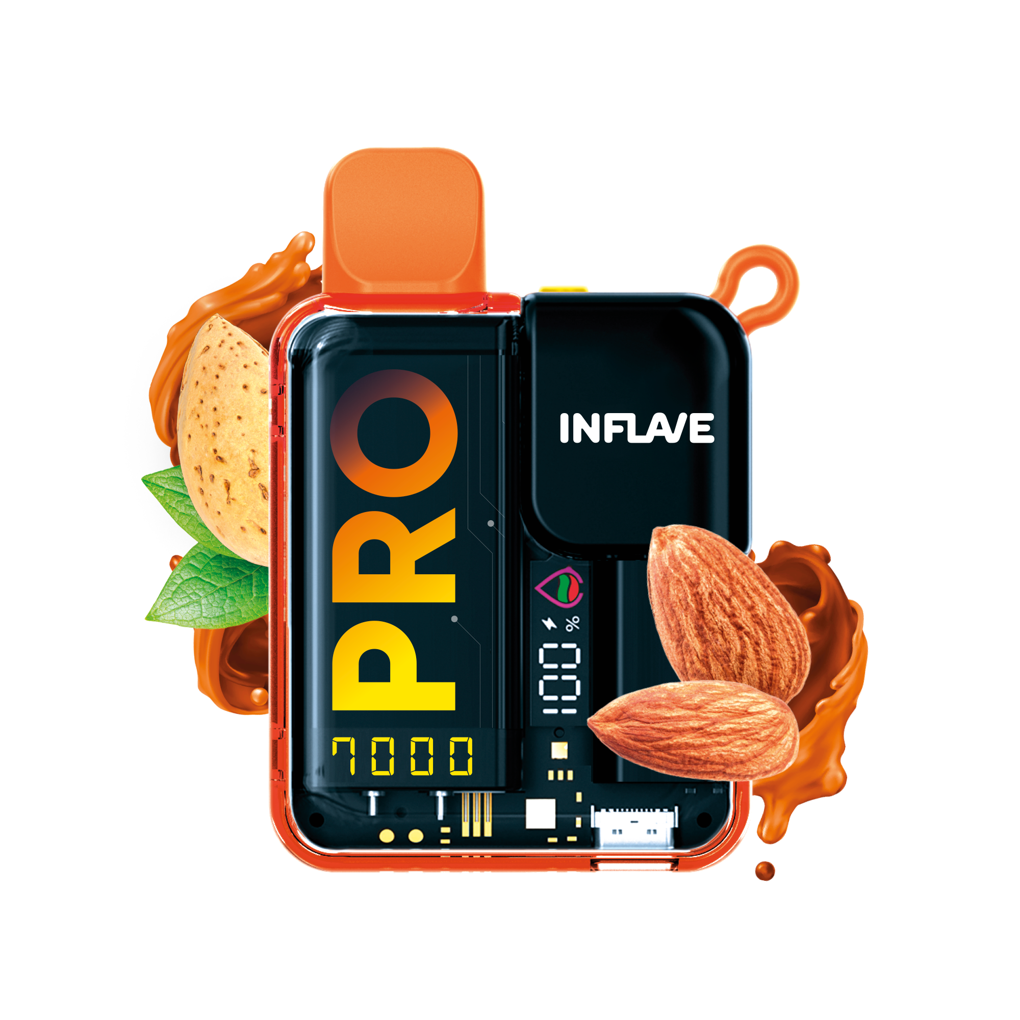 Электронная сигарета Inflave Pro 7000 затяжек Сладкий Миндаль