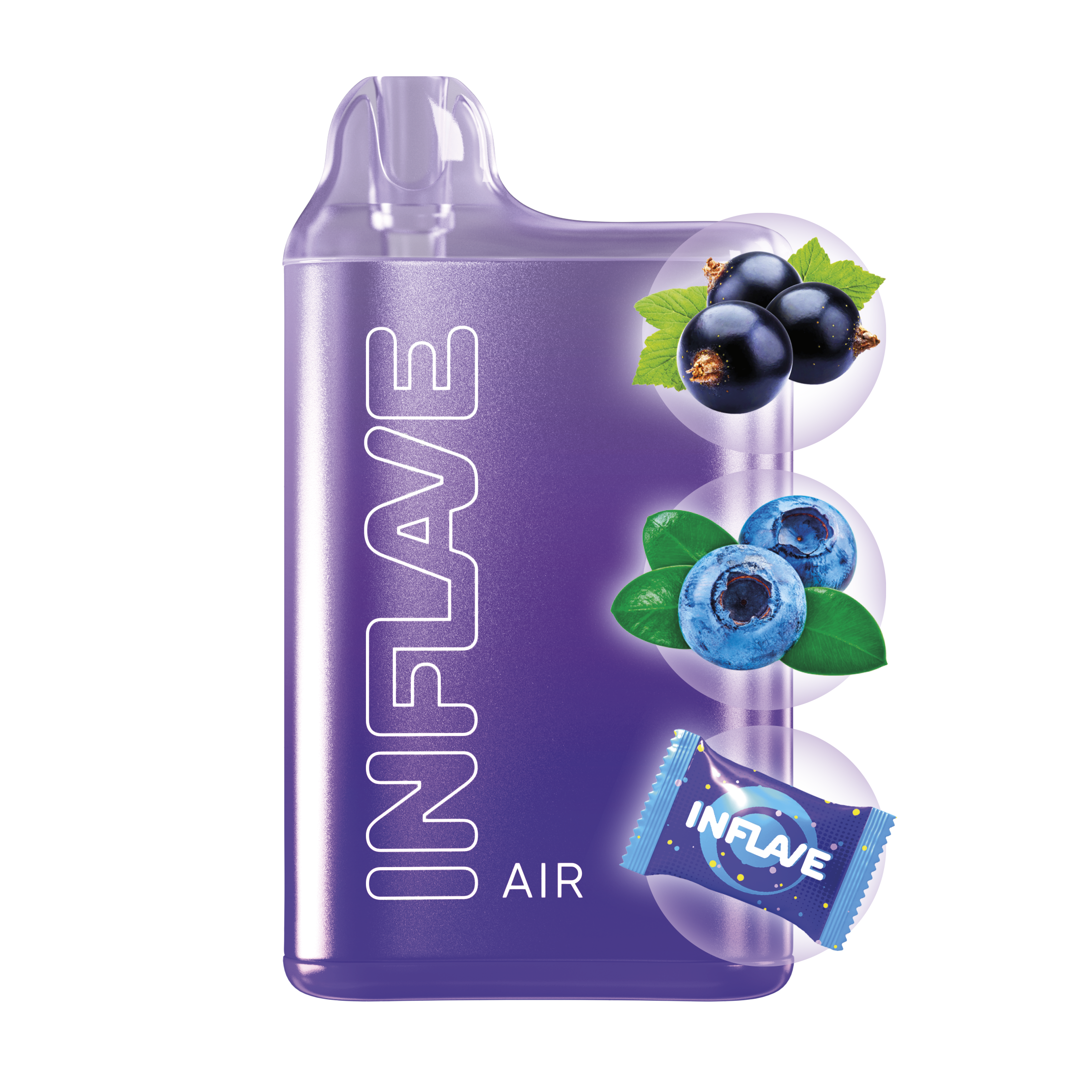 Электронная сигарета Inflave Air 6000 затяжек Фиолетовая шипучка