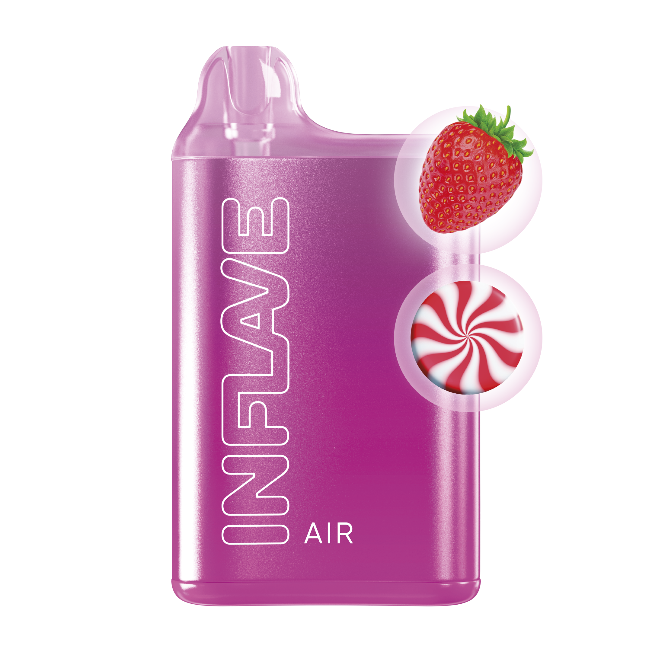 Электронная сигарета Inflave Air 6000 затяжек Клубничное Чудо