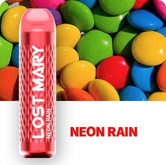 Электронная сигарета LOST MARY 3000 Neon Rain (Лост Мэри 3000 Неоновый Дождь)