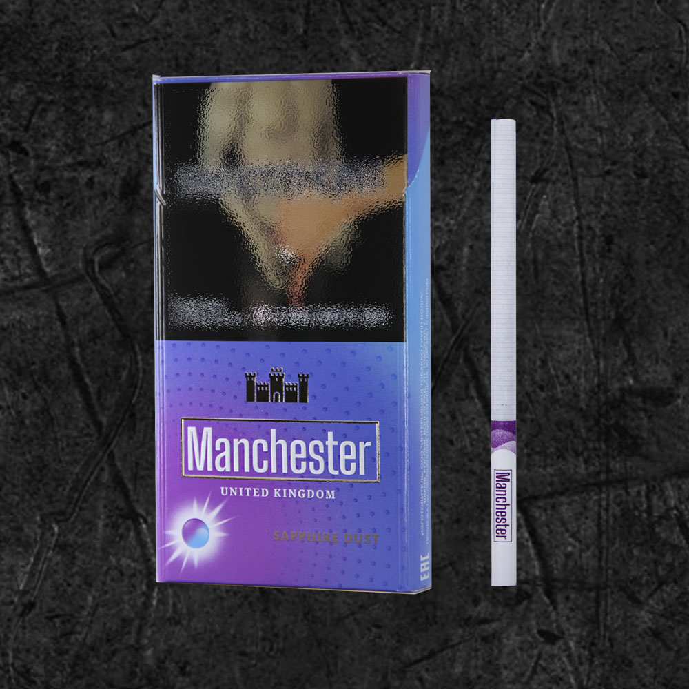 Сигареты Manchester Saphire Dust Super Slims