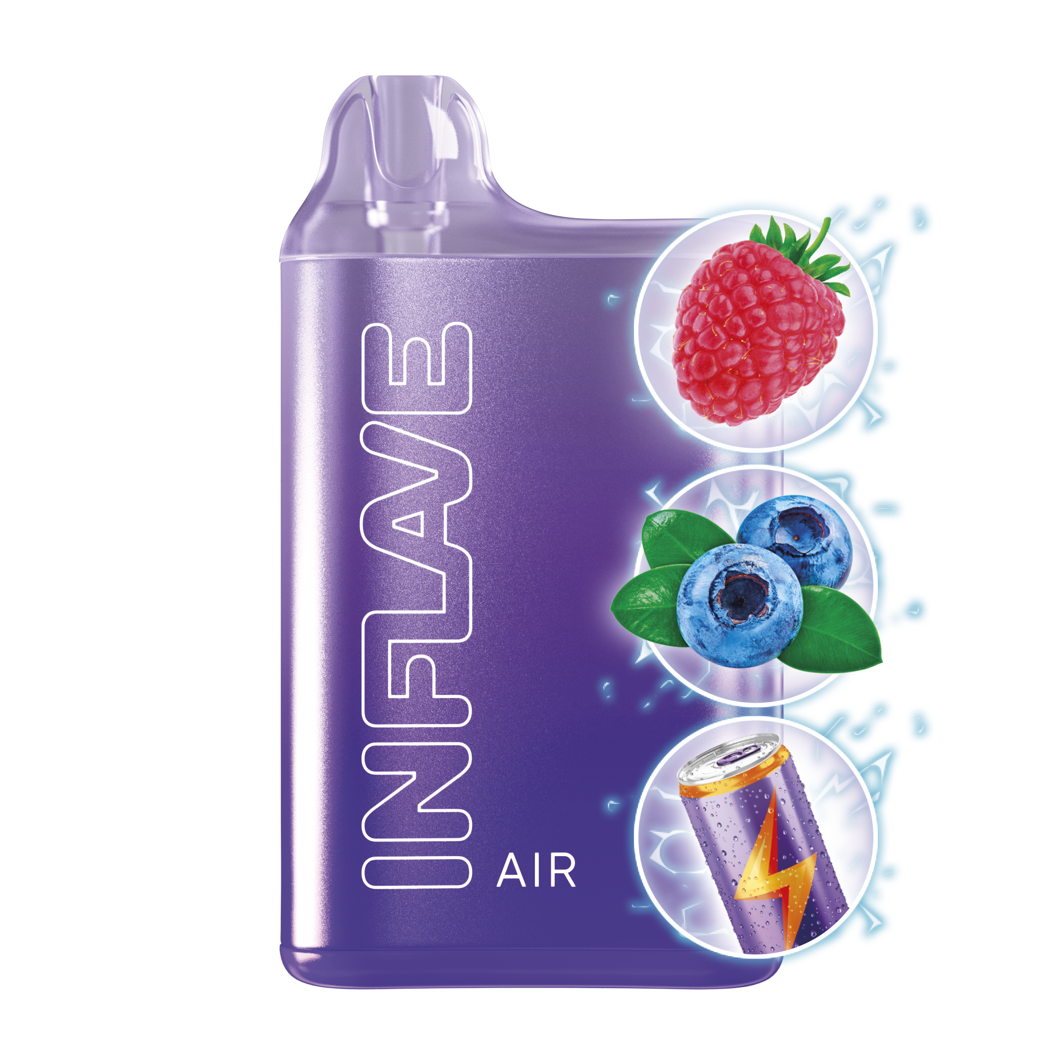 Электронная сигарета Inflave Air 6000 затяжек Ягодный энергетик