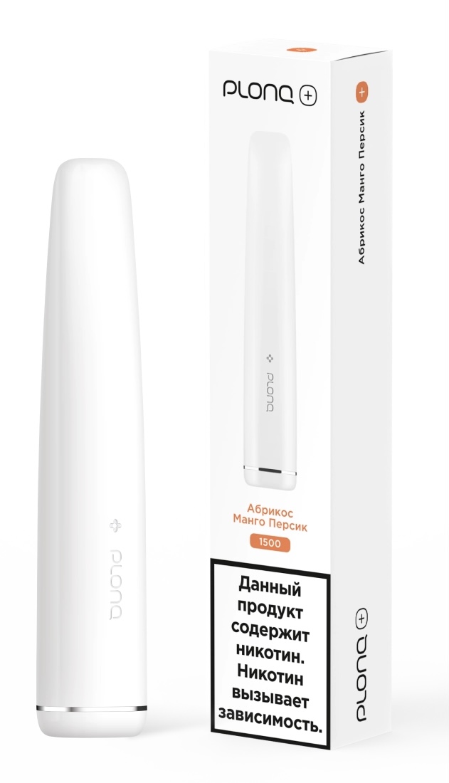 Электронная сигарета Plonq Plus Apricot Mango Peach (Плонг Плюс Абрикос Манго Персик)
