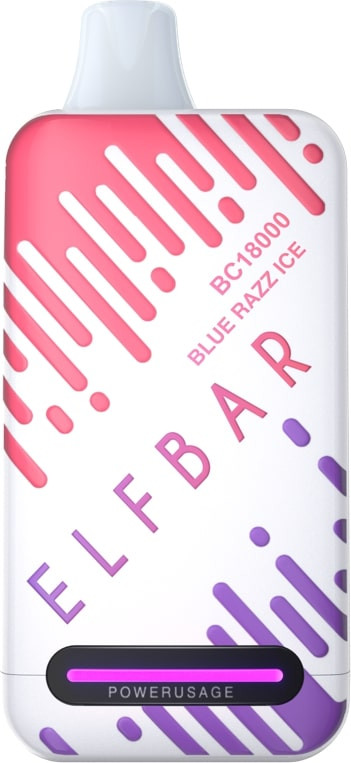 Электронная сигарета Ельф Бар BC 18000 затяжек Голубика Малина лед (Blue Razz Ice)