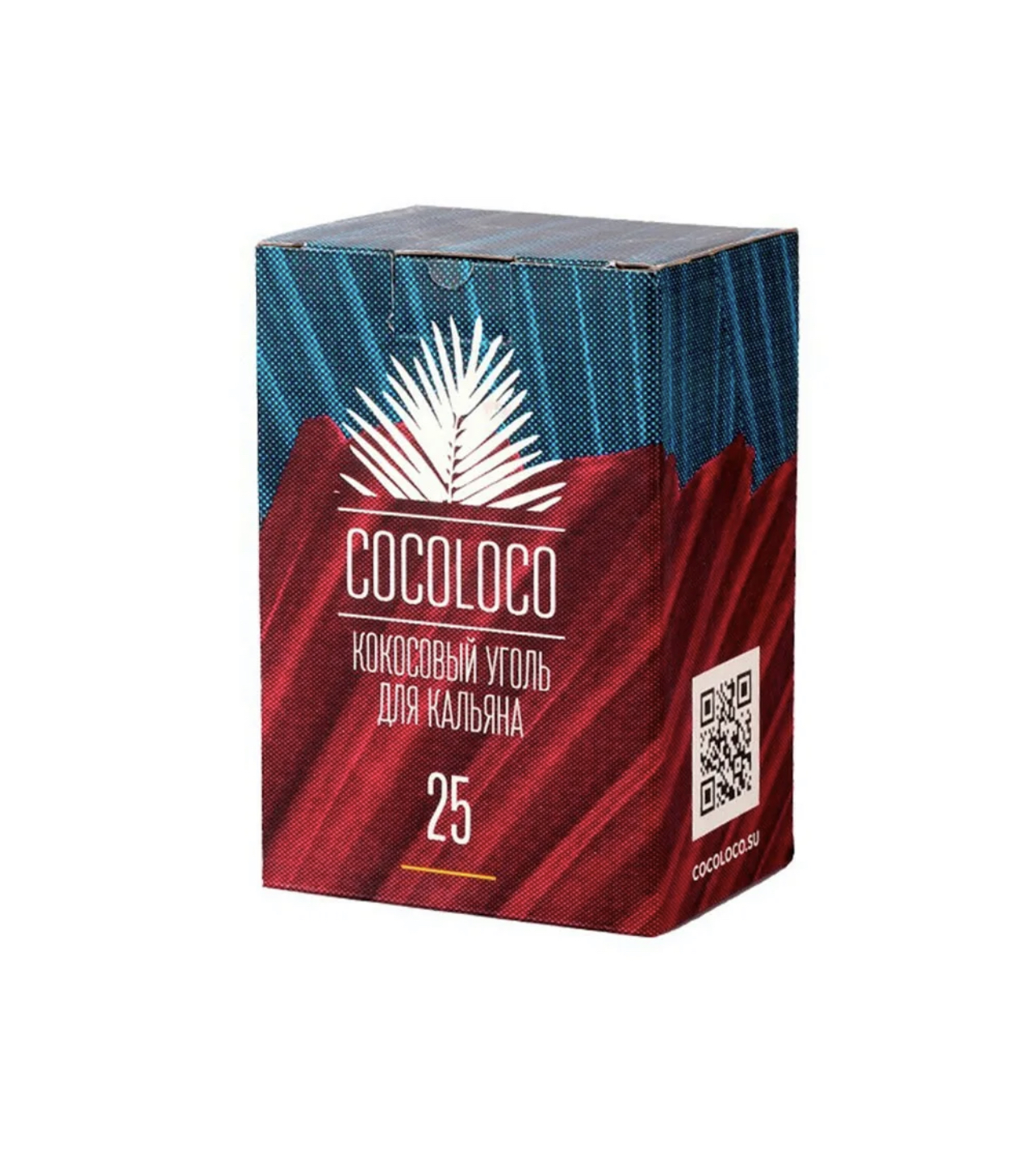 Уголь для кальяна кокосовый Cocoloco 25 мм (72 шт)