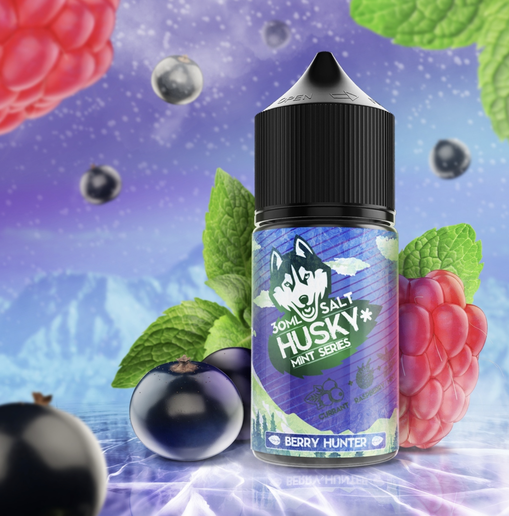 Жидкость Husky Mint Series Berry Hunter (Лесные Ягоды с мятой) 30 мл 20мг