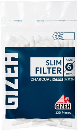 Gizeh Slim Charcoal (120 шт)
