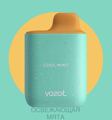Электронная сигарета Vozol Star 4000 затяжек Cool Mint (Возол Стар 4000 затяжек Освежающая Мята)