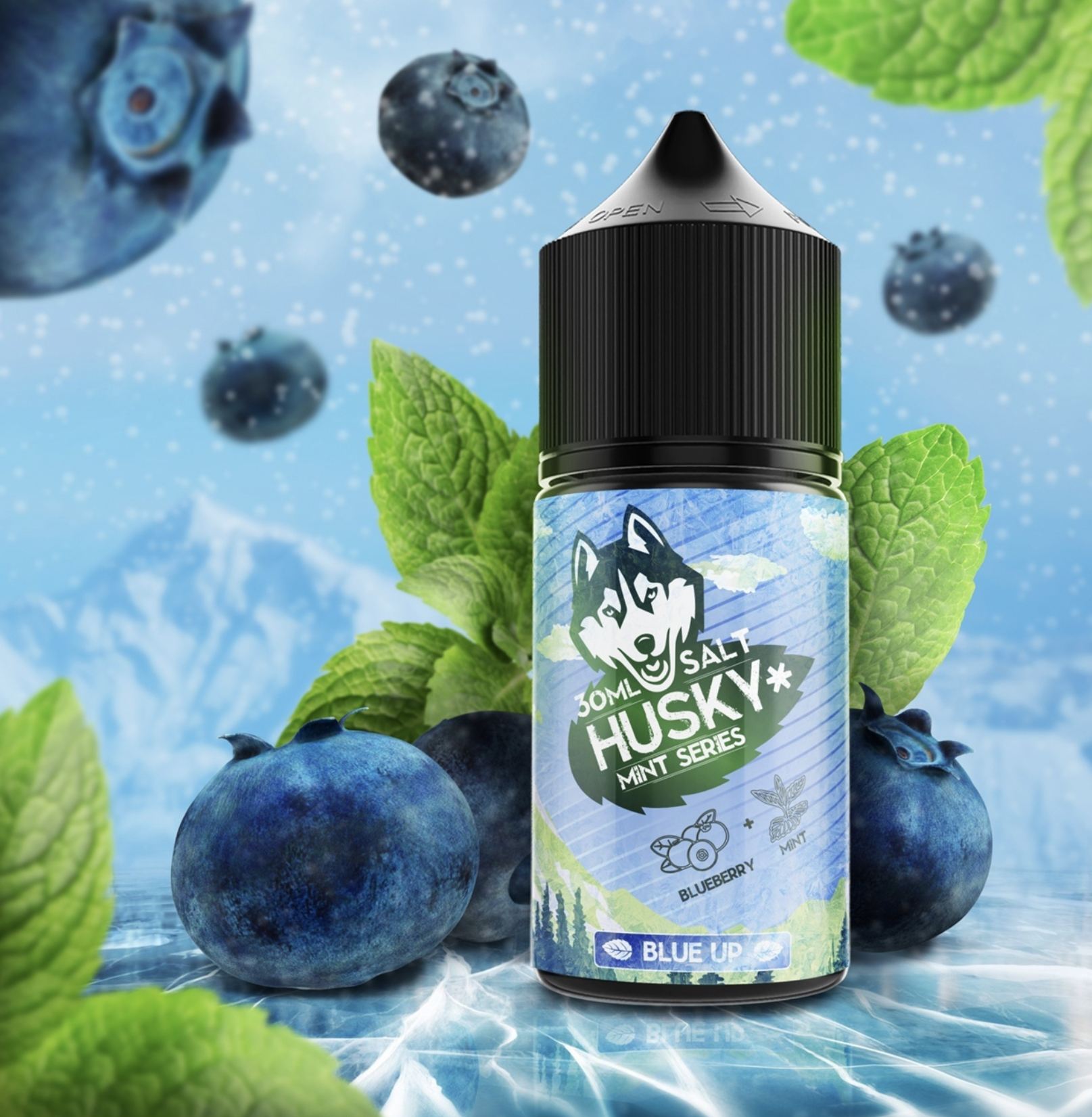 Жидкость Husky Mint Series Blue Up (Голубика с мятой) 30 мл 20мг