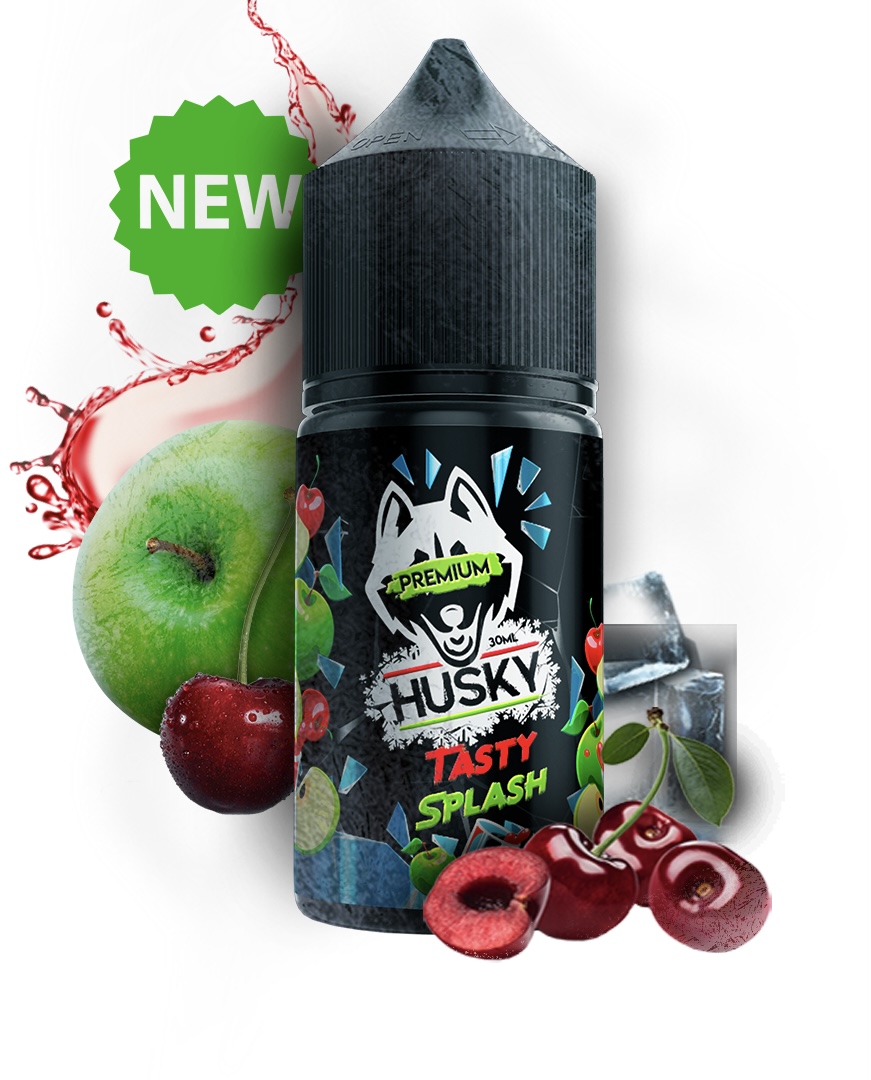 Жидкость Husky Premium Tasty Splash (Сок Вишня Яблоко Лёд) 30 мл 20мг